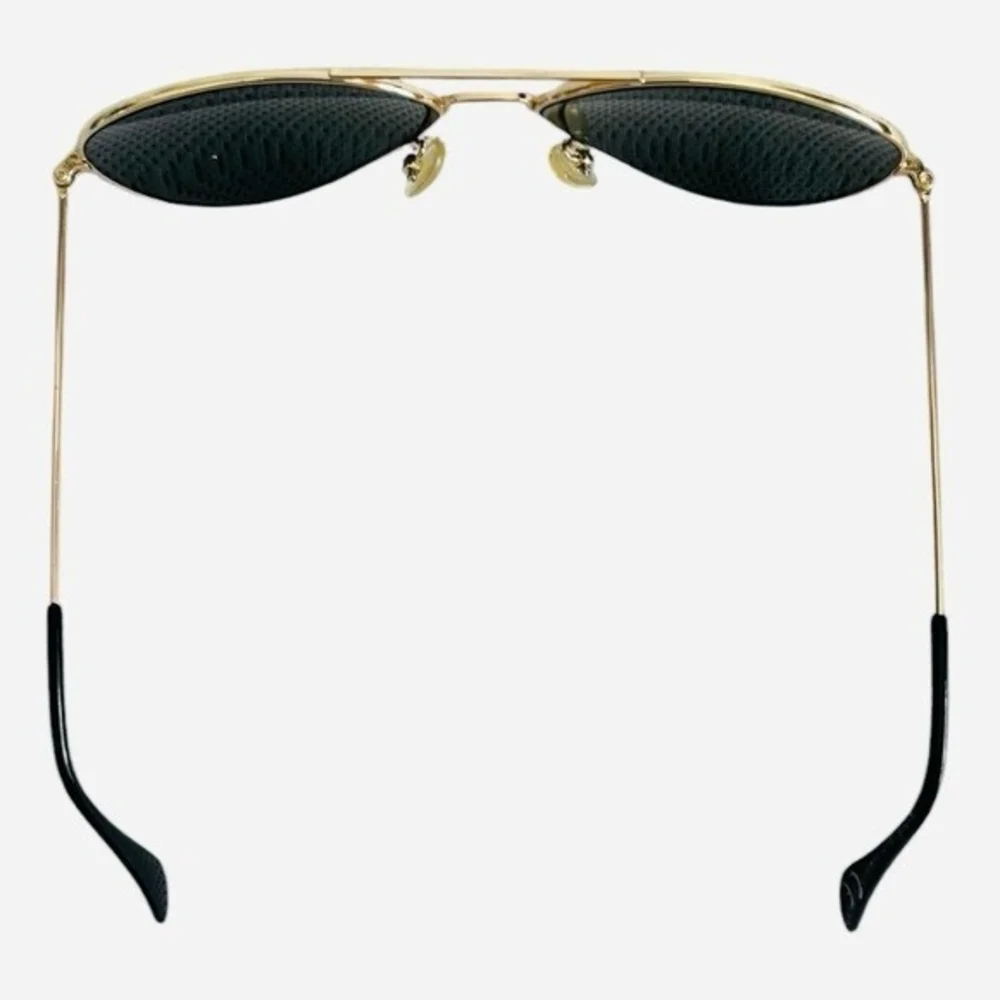 Vintage Ray-Ban Gold Metal Frame Aviator Sunglasses UV Protection